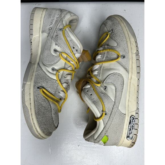 Used Nike Dunk Low x Off-White ‘Lot 39’ DJ0950-109 Men\'s Size 9.5 Fast Shipping main image 6